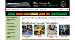 Desktop Screenshot of aldonco.com